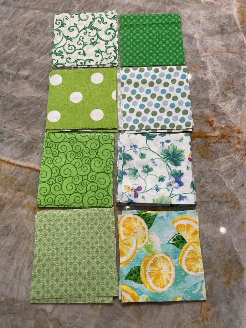4" Inch Quilt Squares 64 Count